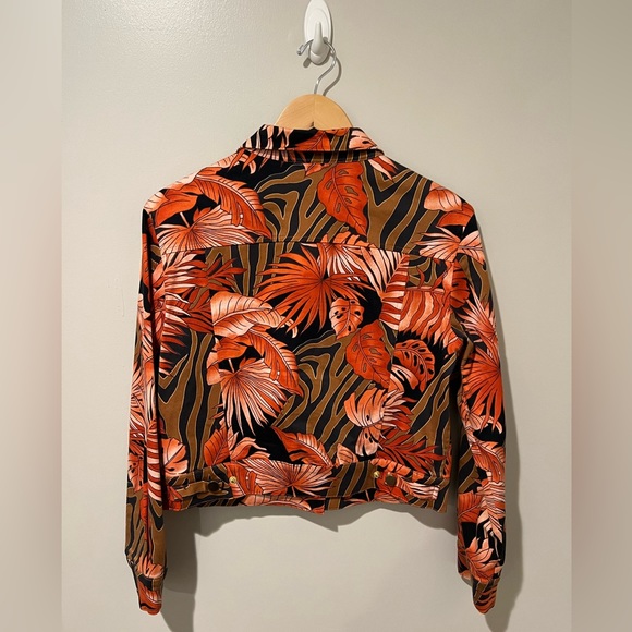 Cache Vintage Cropped Palm Jacket - Picture 5 of 5